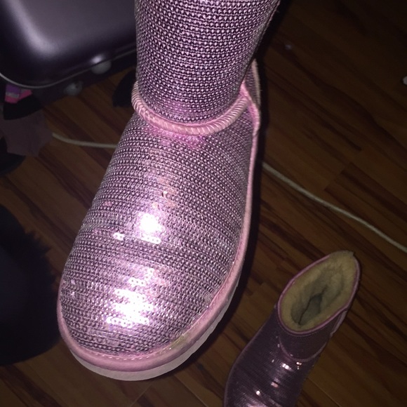 Sequin uggs pink purple - Picture 6 of 8